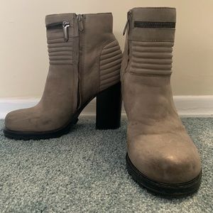 | Sam Edelman | FOWLER booties | block heel, lug sole, distressed look